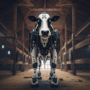 robot cow